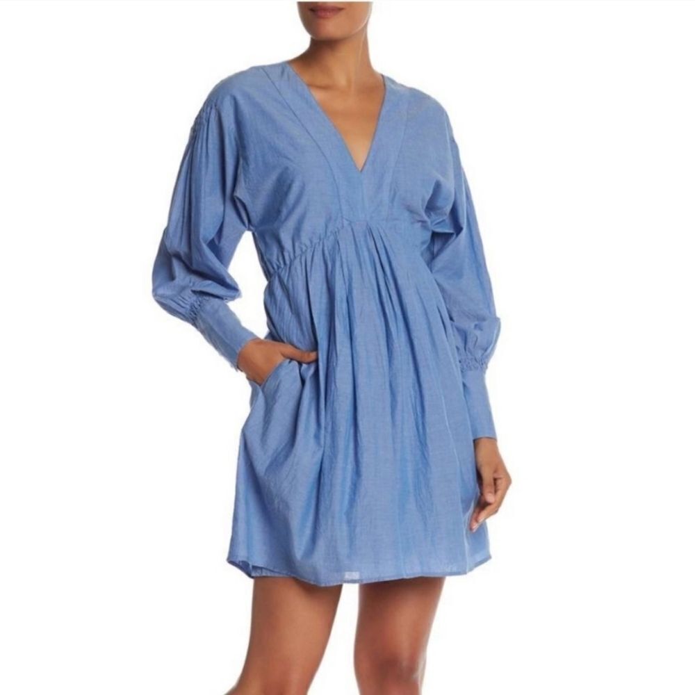 Joie • Robina V-Neck‎ Blouson Sleeve Dress.Size XS